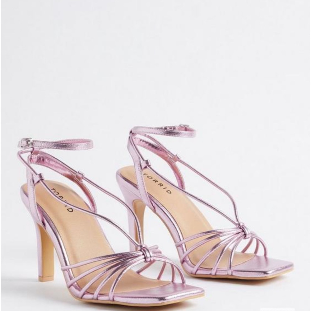 TORRID - Strappy Single Sole Sandal - Size 10 WW - Pink